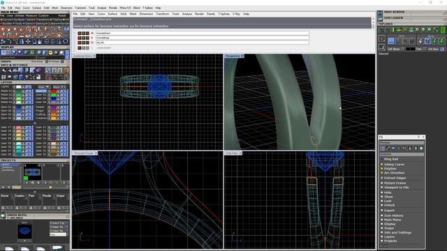 T splines Library - Matrix 8 tutorial - CAD ring смотреть онлайн