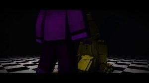FNAF: Purple Guy's Death Scene ( The Rise of Springtrap ) Remastered - Minecraft Animation