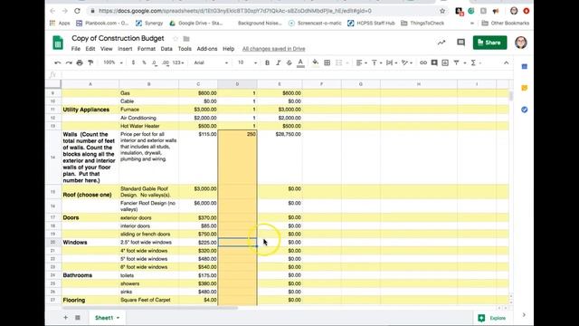 SketchUp House Budget Calculations смотреть онлайн