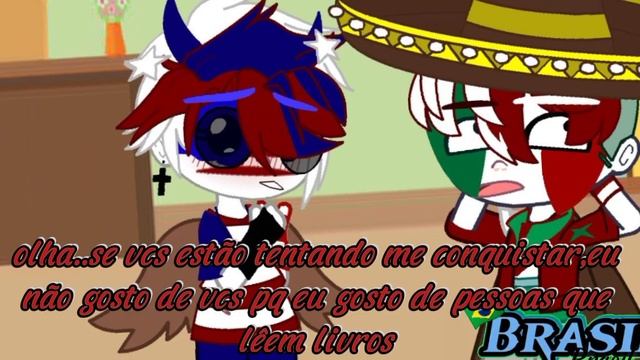 Shipp Brasil e México no gacha Glub смотреть онлайн