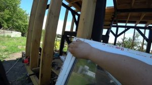 Ч.20 Укорачиваем пластиковые окна, нашли дверь в мусорке и много бла бла бла