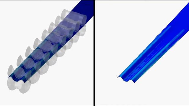 Roll forming process Simulation of a road guard rail performed in Abaqus смотреть онлайн