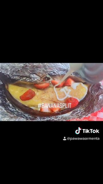 Grilled Banana Split