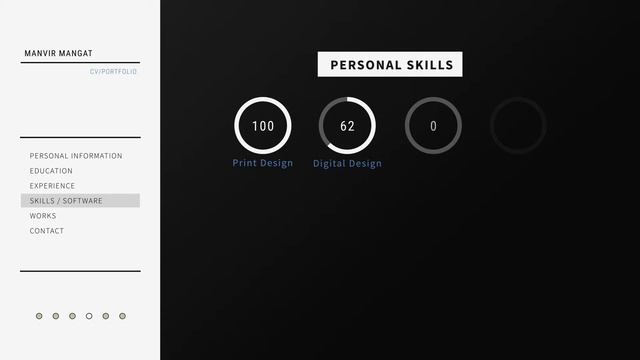 Manvir Digital CV / Mini Portfolio смотреть онлайн