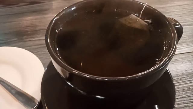 Blueberry Macaroon And Hot Green Jasmine Tea, Lunch Break Before Second Employment Interview