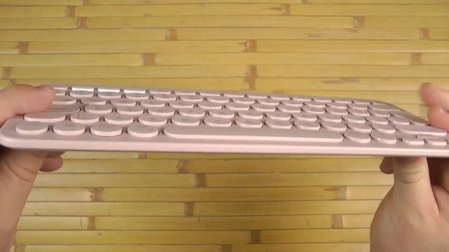 Розпаковка Logitech K380 Multi-Device Bluetooth UA Rose (920-009867)