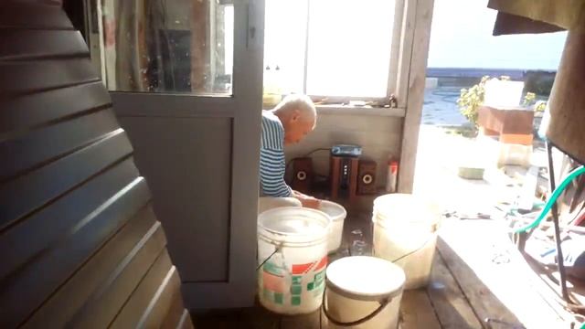 Показываю свою улицу и баню и дома и что-то забыл вам показать смотреть онлайн