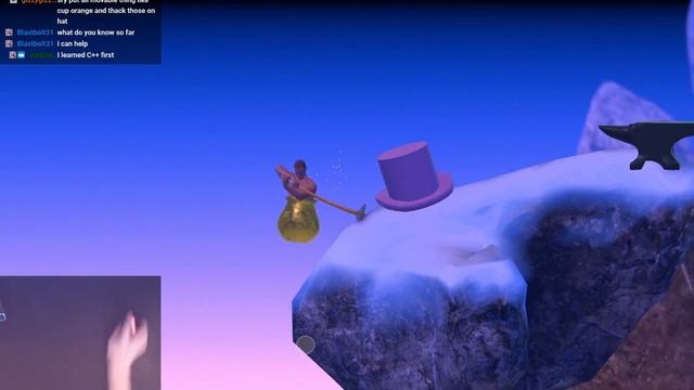 Getting Over It Any% World Record In 0:00:128 смотреть онлайн