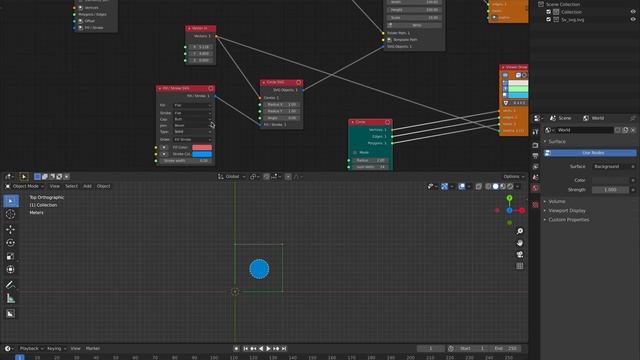 LIVENODING First Look At Sverchok SVG Nodes In Blender смотреть онлайн