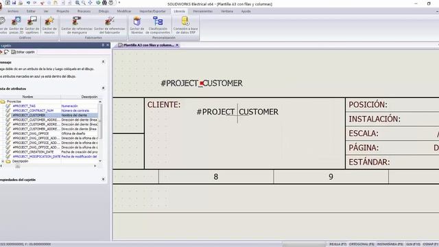 SOLIDWORKS ELECTRICAL - CAJETÍN (TITLE BLOCK) смотреть онлайн