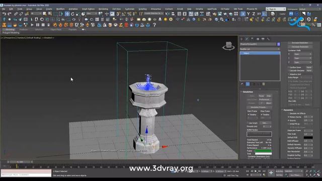 install phoenix and make fountain by phoenix in 3dsmax смотреть онлайн