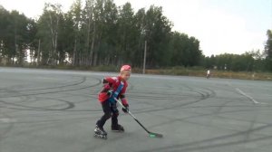 Играем в хоккей на роликах