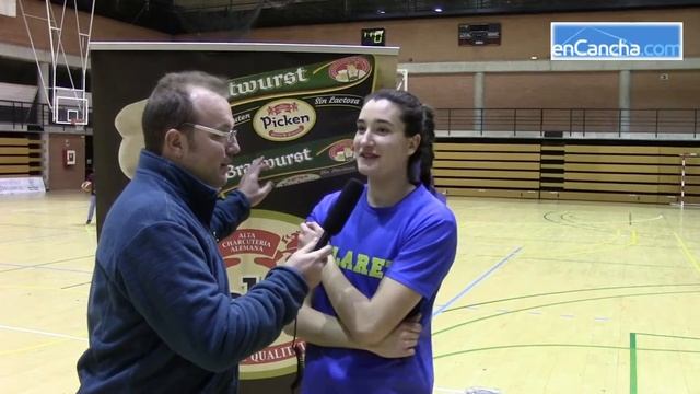 Sofía Galerón post Picken Claret vs Valencia Basket смотреть онлайн