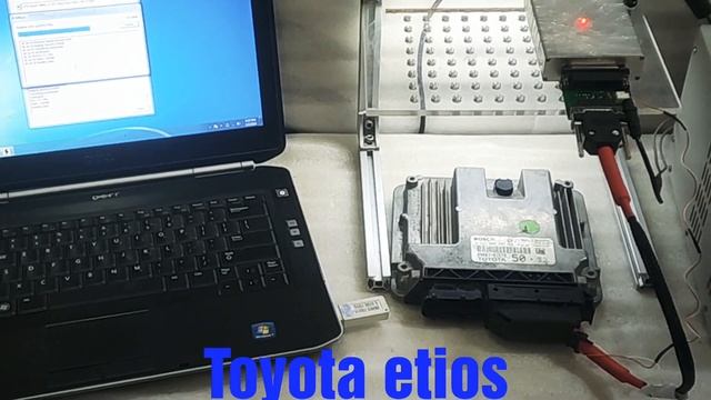 HOW TO READ+WRITE TOYOTA ETIOS ECU WITH KTM BENCH TOOL contact us 8077126903 смотреть онлайн