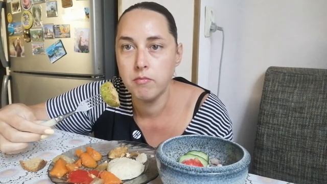 😉МУКБАНК 😃УЖИН С ДЕСЕРТОМ🥧🤦♀️ПЫТАЮСЬ ХУДЕТЬ🤦♀️