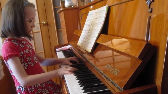 К.Черни Этюд №43 с метрономом. Гайнитдинова Эвелина, 26.08.2020 г. 8 лет смотреть онлайн