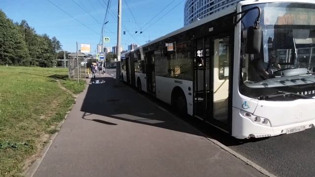 Автобус подьезяет к остановки смотреть онлайн