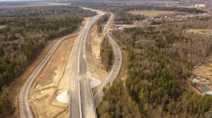 ЦКАД на пересечении с Ярославским шоссе