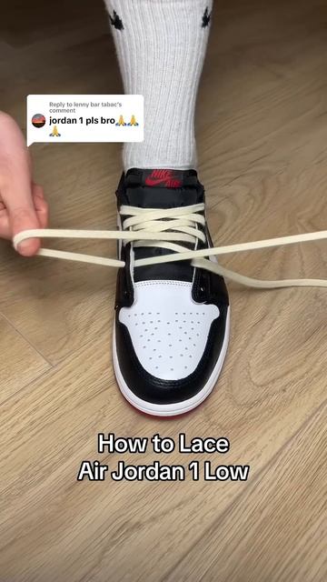 How To Lace Jordan 1 Lows 👟⚡️