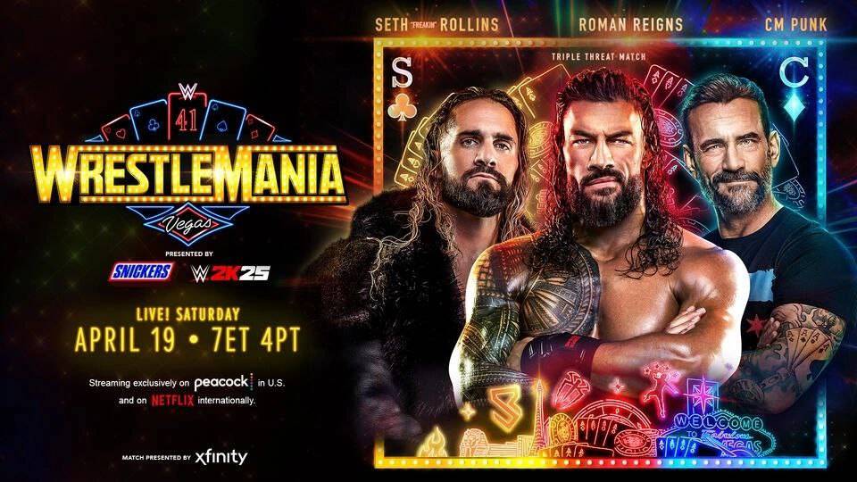 PPV WWE - WRESTLEMANIA 41 (Day 1) смотреть онлайн