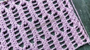 Прелестная сеточка спицами для вязания джемперов,  сарафанов