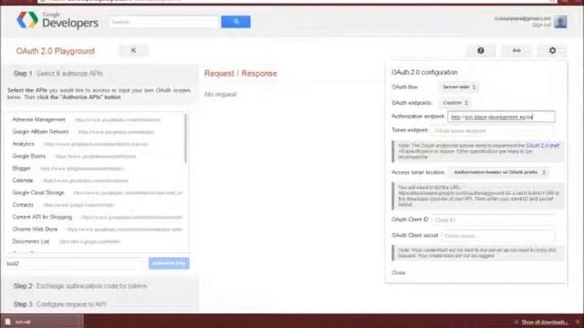 oauth playground смотреть онлайн