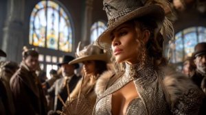 Portrait of Beauty   AI Music Video (Midjourney v7 and Kling AI)