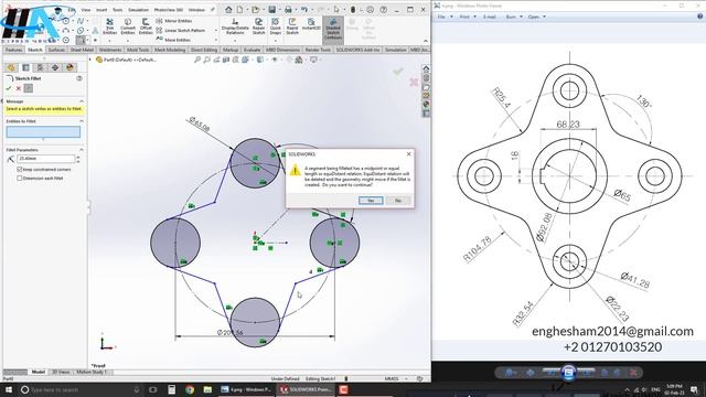 Solidworks Exercises || Exercise No. 202 || Part model смотреть онлайн