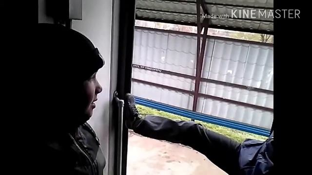 В электричке