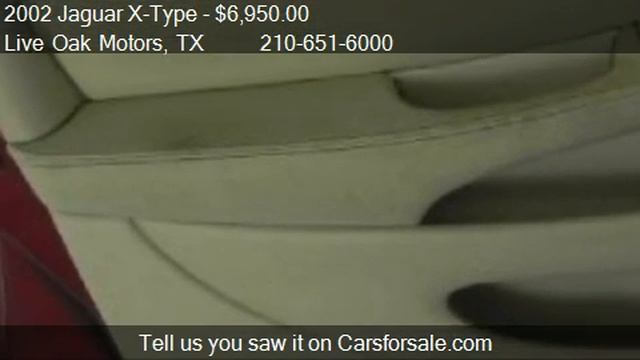 2002 Jaguar X-Type 2.5 - for sale in Live Oak, TX 78233 смотреть онлайн