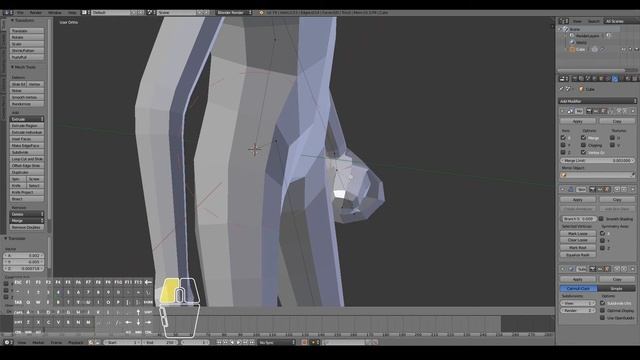 How To Quickly Create A Character Base Mesh In Blender смотреть онлайн
