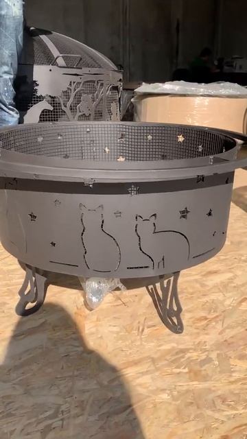 Обзор на костровую чашу "Кошки" от FireEmpire костровой-очаг.рф смотреть онлайн