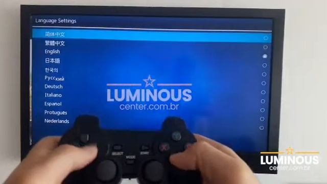 TUTORIAL Game Stick Pro - Como trocar idioma | Luminous Center смотреть онлайн