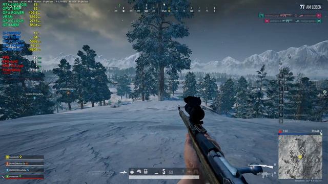 PUBG RTX 4060 8GB + I5-13600KF WQHD Ultra Settings