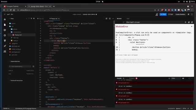 #28 Попап и Scoped Slots - Vue.js практика