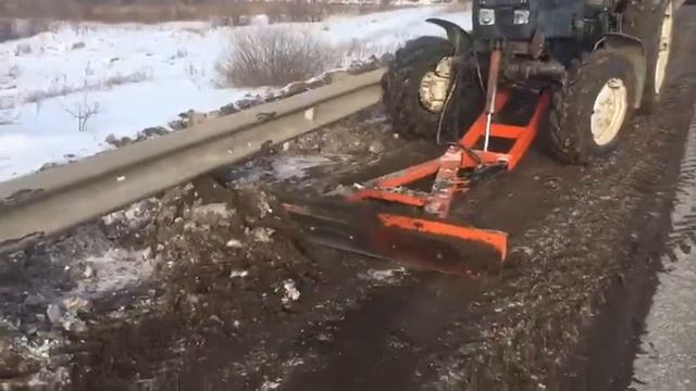 Отвал подбарьерный на МТЗ смотреть онлайн