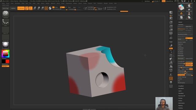 Como fazer retopologia usando ZRemesher | Zbrush Tutorial #056 смотреть онлайн