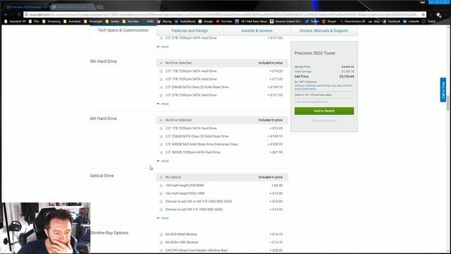 Just config & buying a 3D CAD Dell Precision Workstation 5820 смотреть онлайн