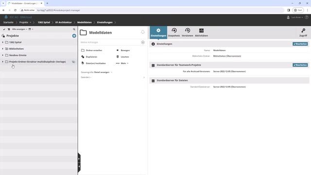 BIMCLOUD Tutorial | Projektorganisation in uneingeschränkter Ordnerstruktur