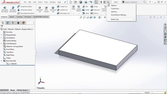 SolidWorks Tutorial 7 : How Solidworks UI смотреть онлайн