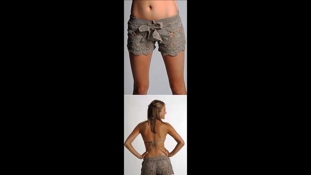 ВЯЗАНЫЕ ШОРТЫ КРЮЧКОМ - 2019 / Knitwear Shorts HOOK / Strick Shorts HOOK