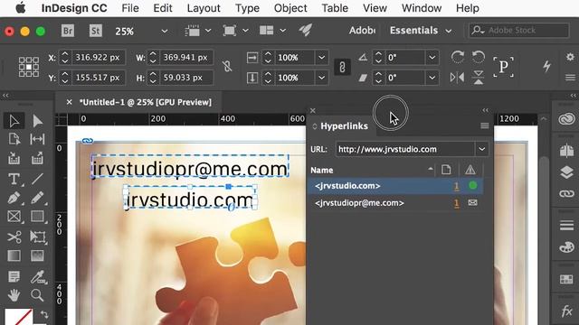 InDesign Hyperlinks смотреть онлайн