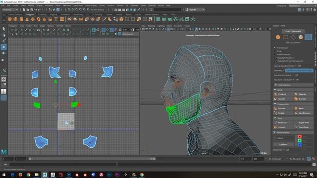 How to create Multi Udim UV's- Modelling 3D Tutorials for Beginners www.digital-characters.com смотреть онлайн