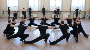 На репетиции "Ночь на Лысой горе". Балет Игоря Моисеева.