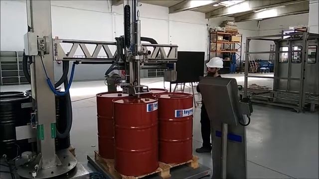 Teymasa.com | Filling machine on pallet for drums and IBC´s смотреть онлайн