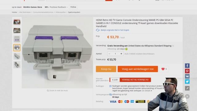 SNES Mini Classic Clone 6 in 1 Multi System | PSX, NES, GBA, SEGA and more ! смотреть онлайн