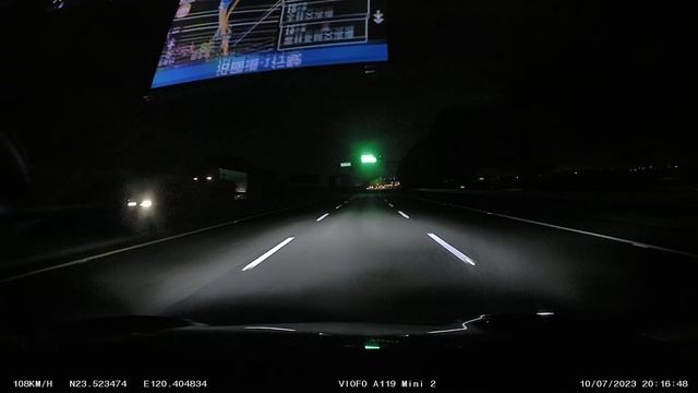 20230710201519 000275 夜間 高速公路 VIOFO A119 Mini2 夜間錄影 смотреть онлайн