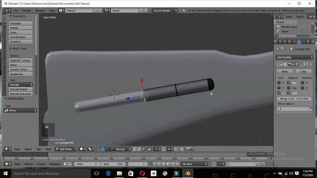 Ak47ButtStock 3d model ,Time lapse смотреть онлайн