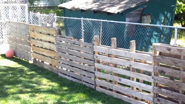 Wood pallet fence 0$ to make смотреть онлайн