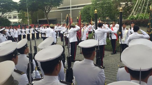 Singapore National Day Parade 2018 Uncasing of Colours Ceremony смотреть онлайн